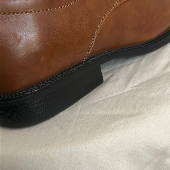 Alfani Brown Leather Men's Oxfords - Picture 10 of 13
